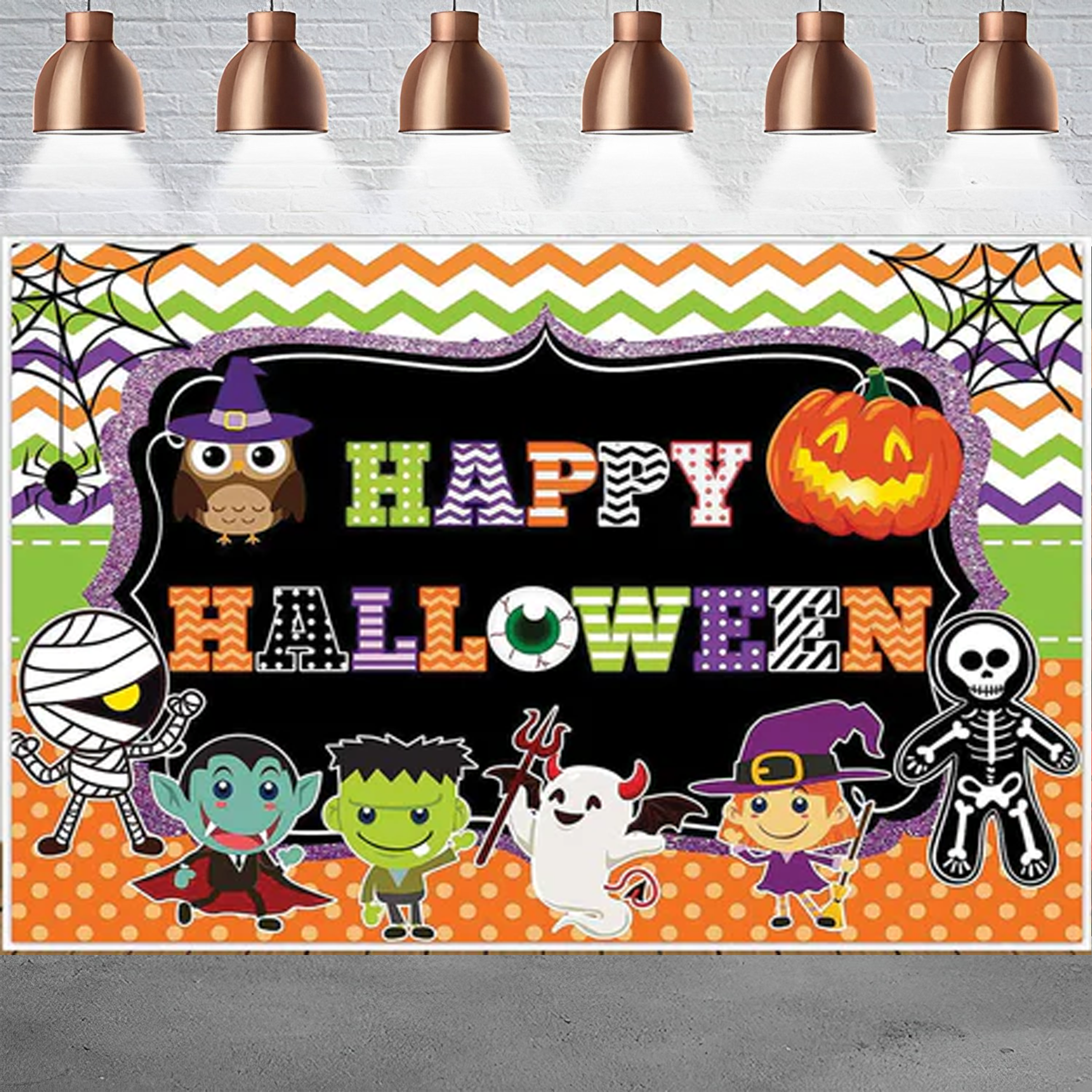 Halloween Party Decoration Backdrop