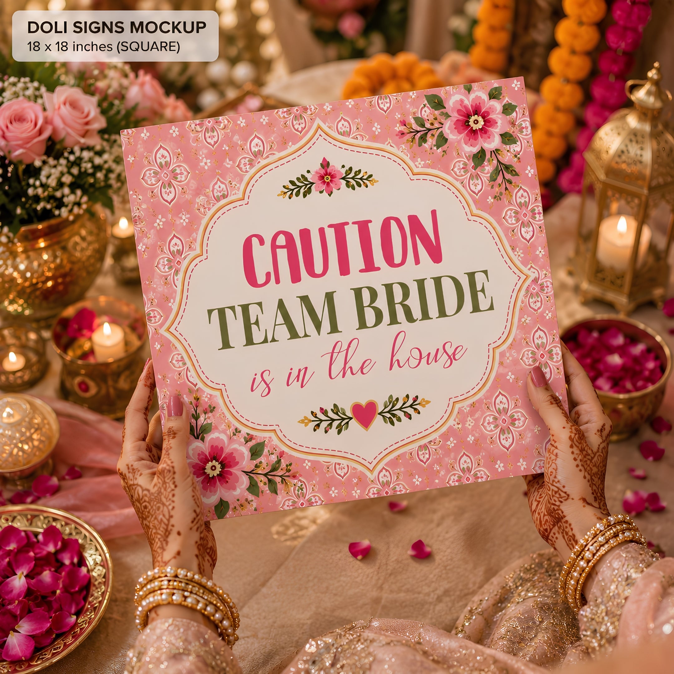 Team Bride Signs / Pujnabi Jaggo Crasher Wedding Sign