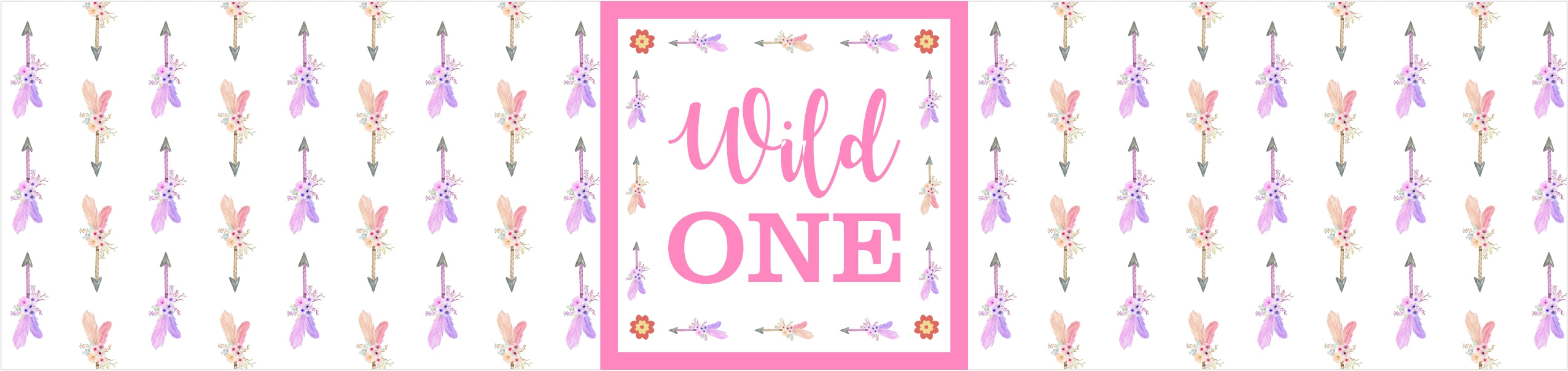 Wild One Theme Water Bottle Labels