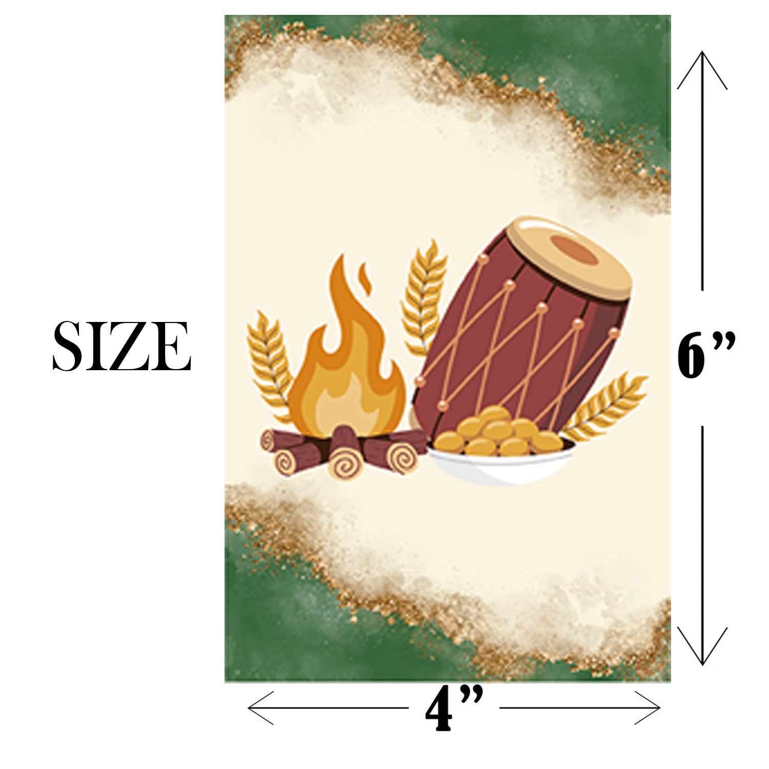 Lohri Party Banner for Decoration