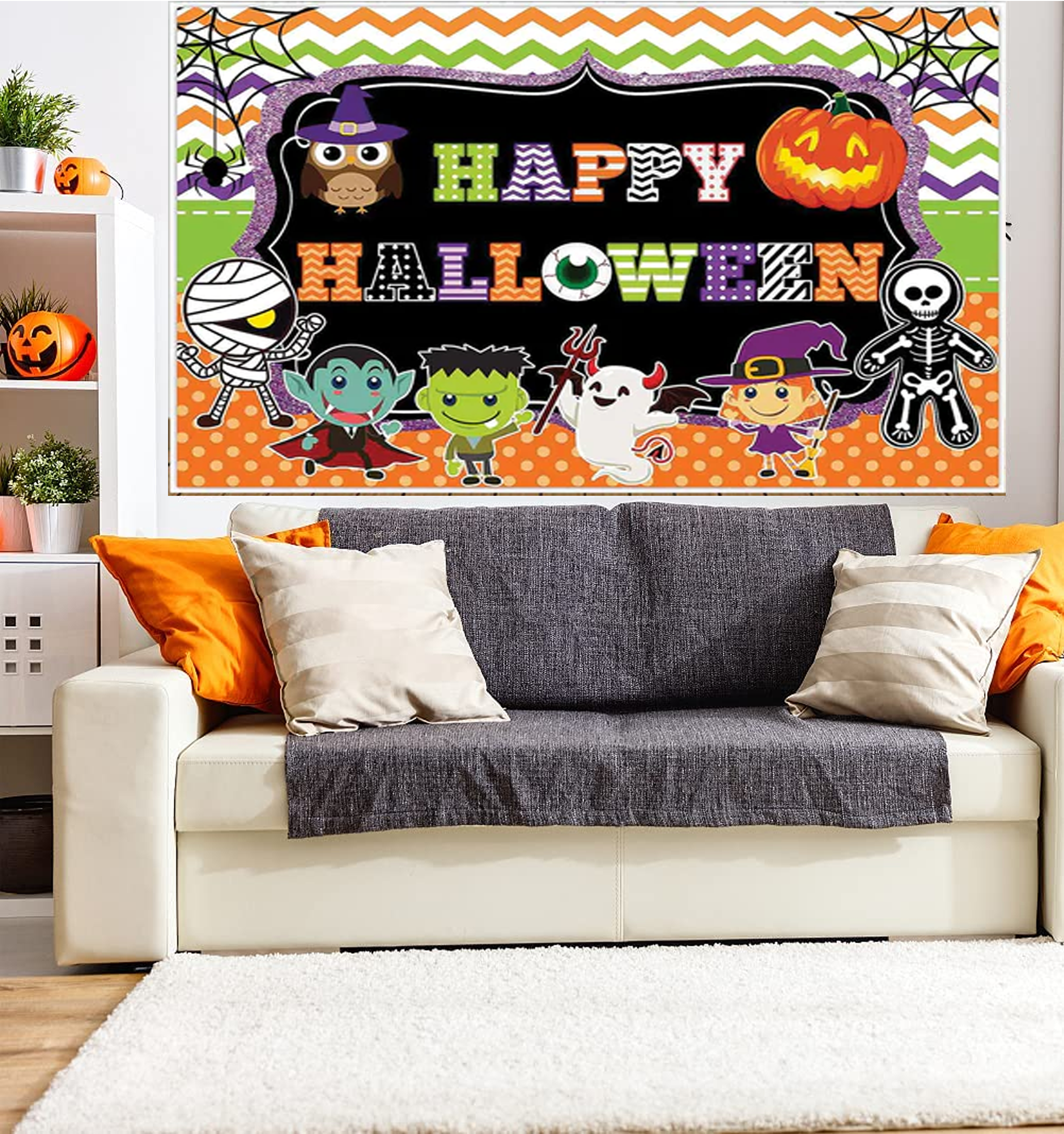 Halloween Party Decoration Backdrop