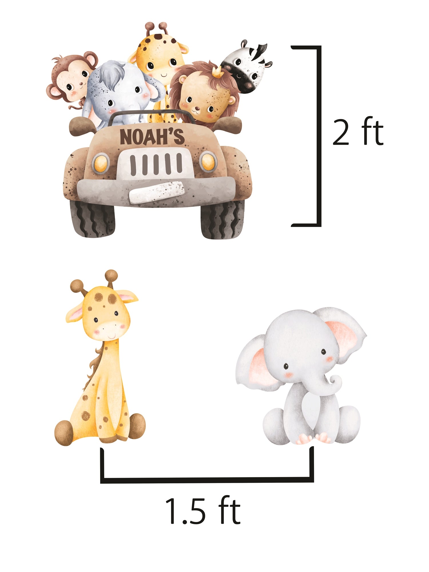Jungle Theme Birthday Party Cutouts