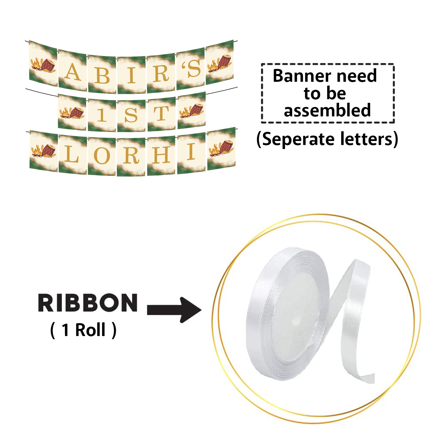 Lohri Party Banner for Decoration