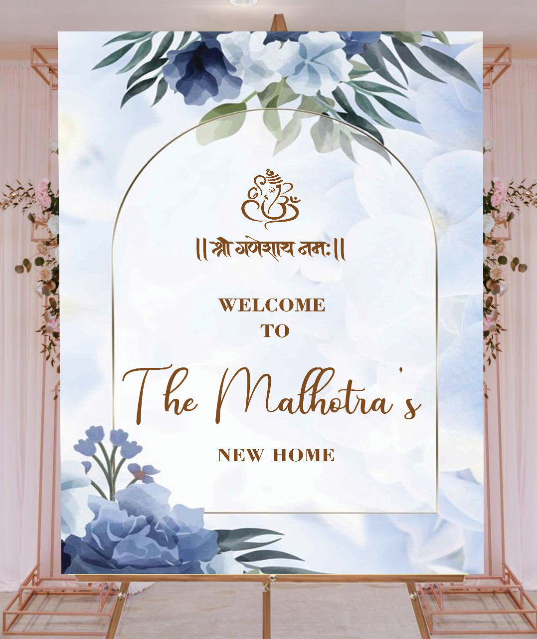 Housewarming Welcome Sign Board for Decoration