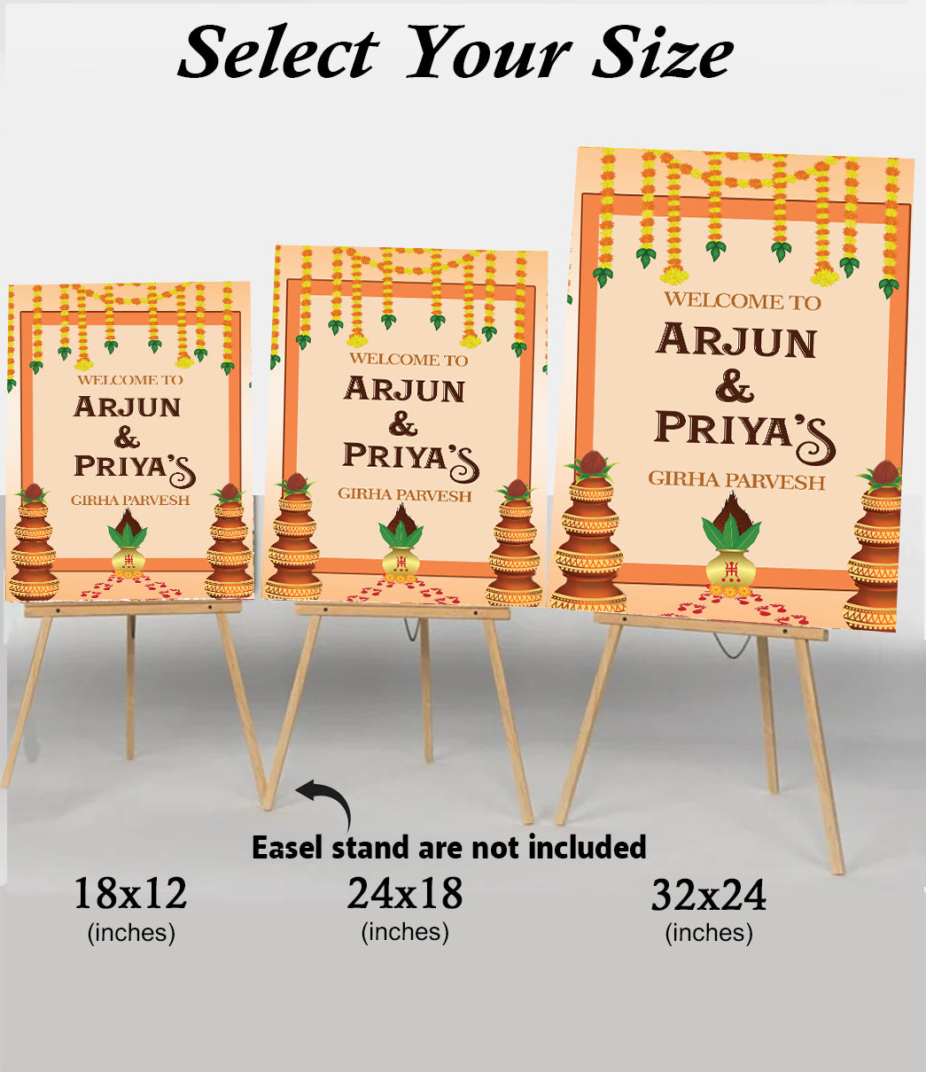 Housewarming Welcome Sign Board for Decoration