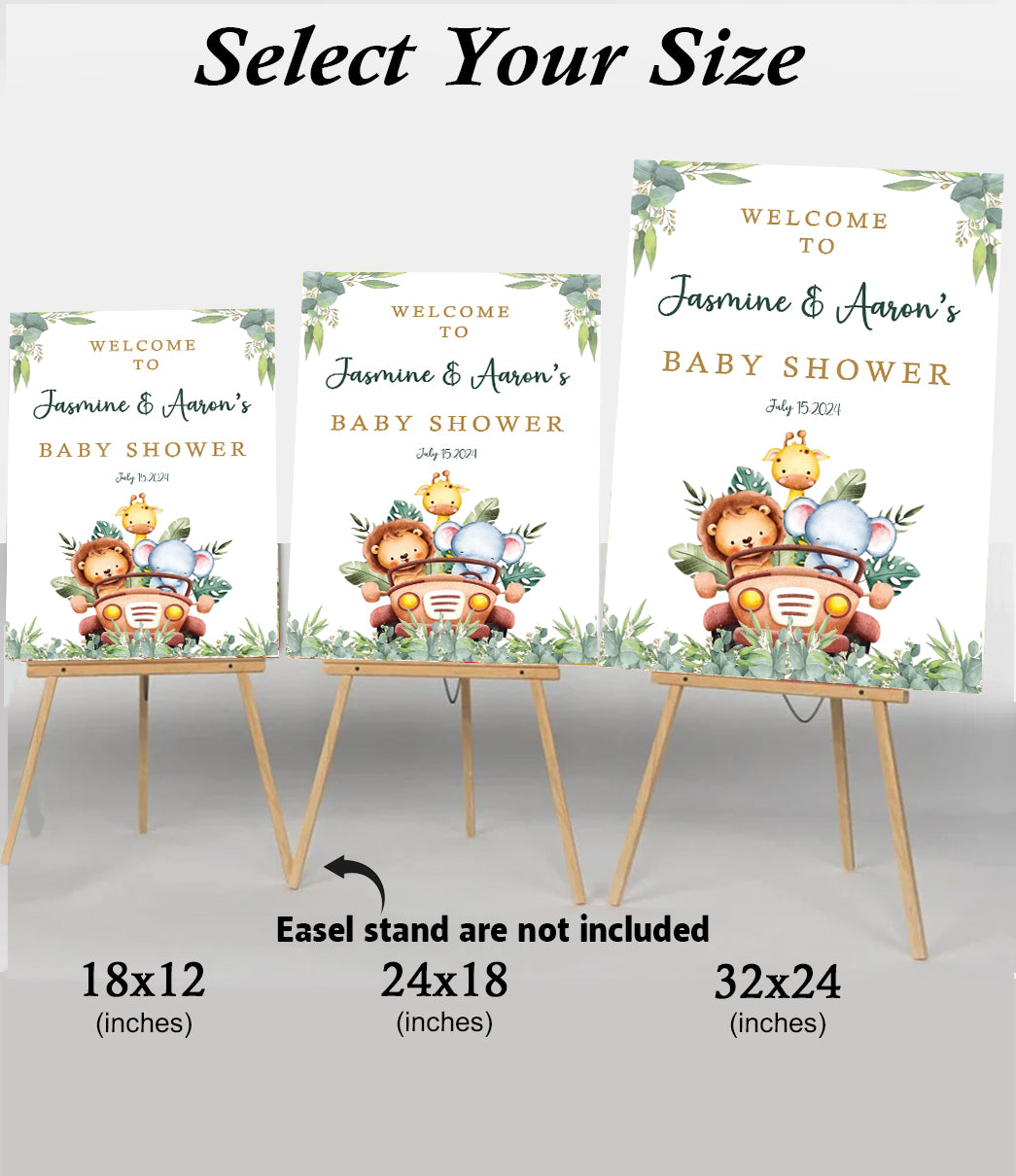Baby Shower Welcome Board Sign for Decoration