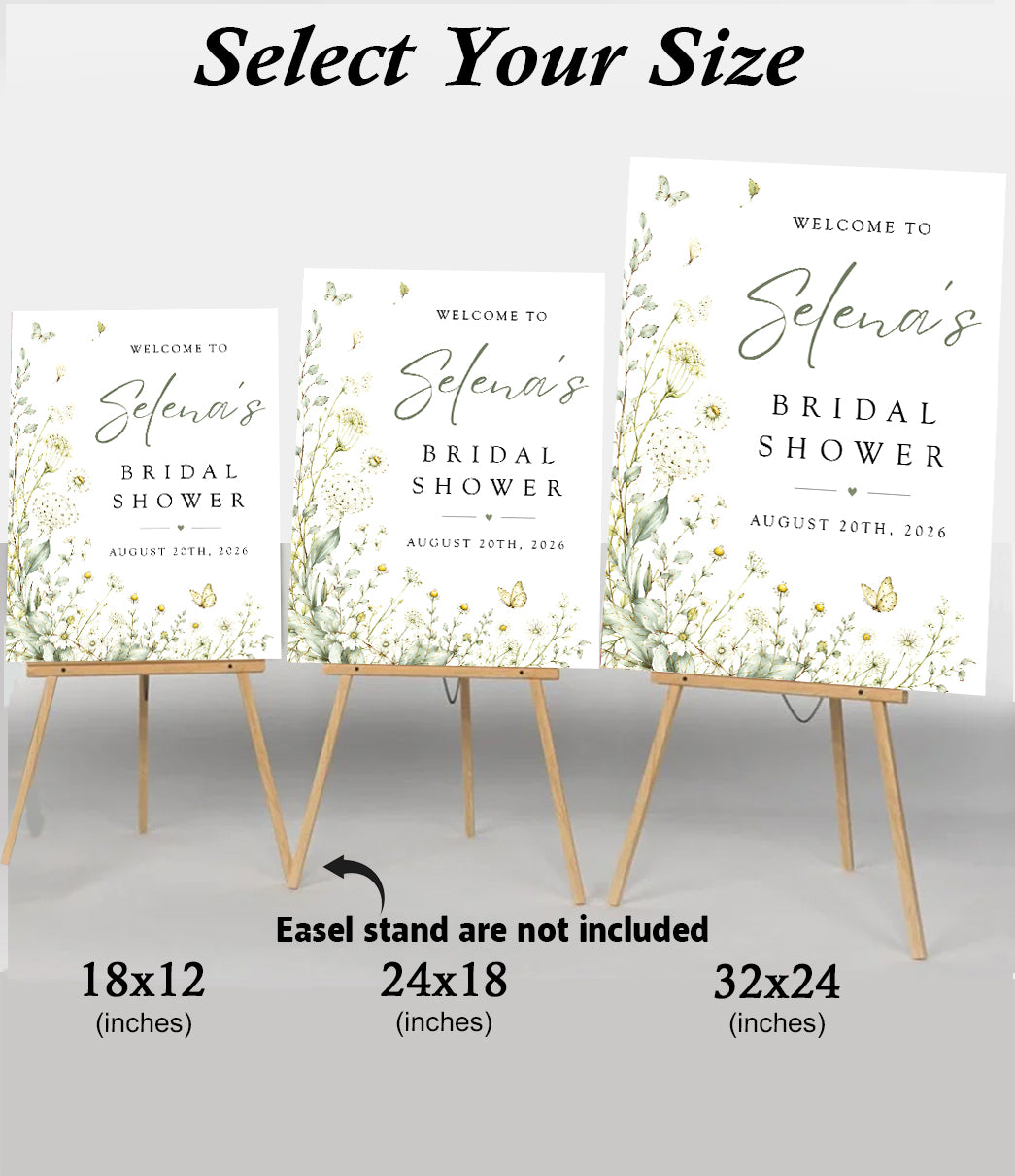 Bridal Shower Party Welcome Board