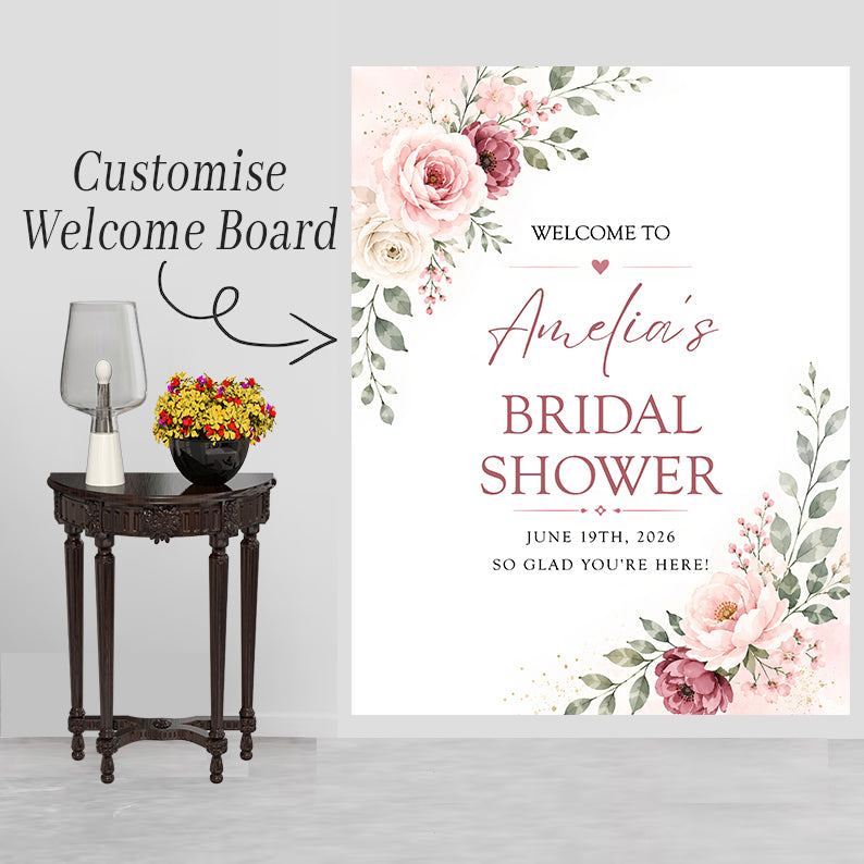 Bridal Shower Party Yard Sign/ Welcome Board