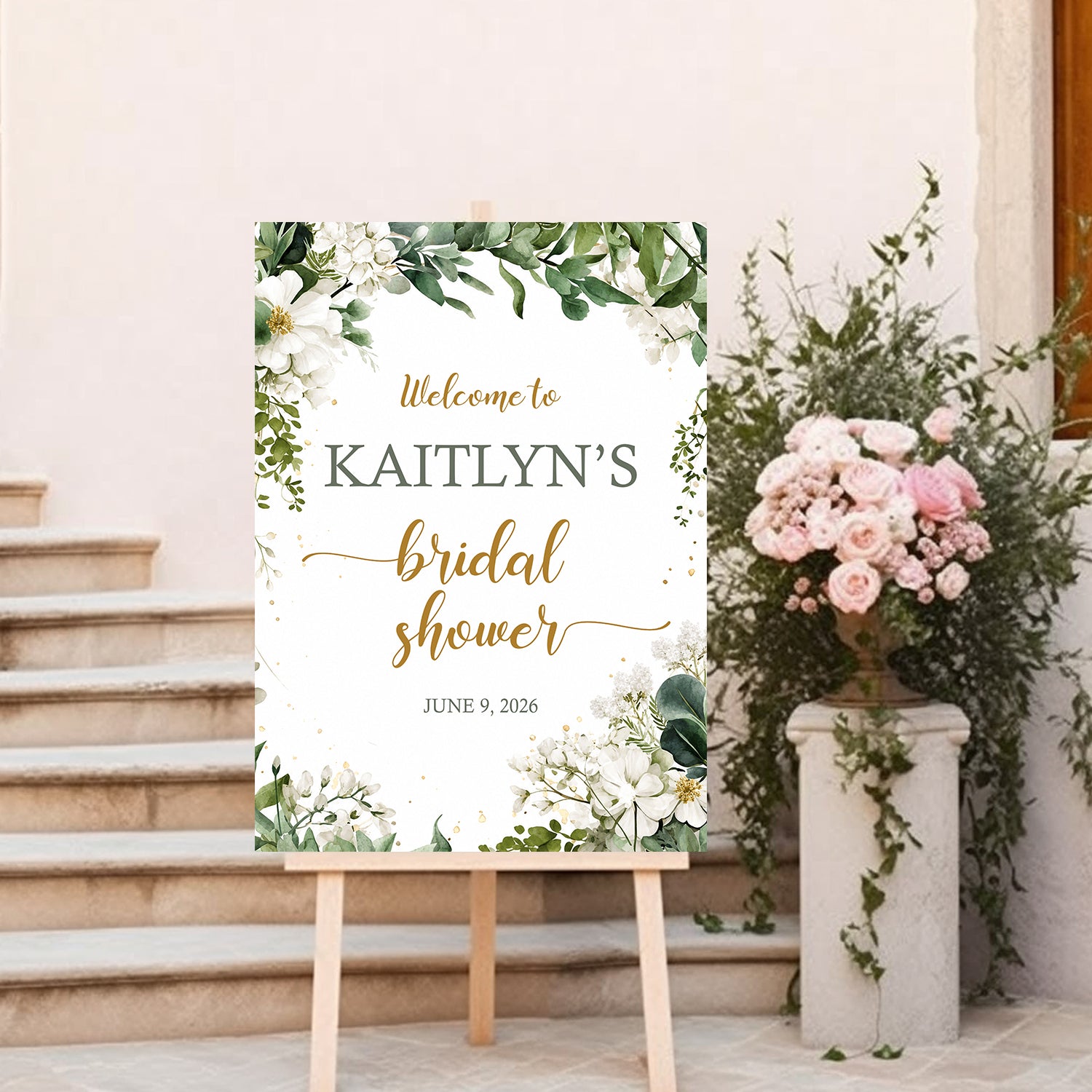 Bridal Shower Party Welcome Board
