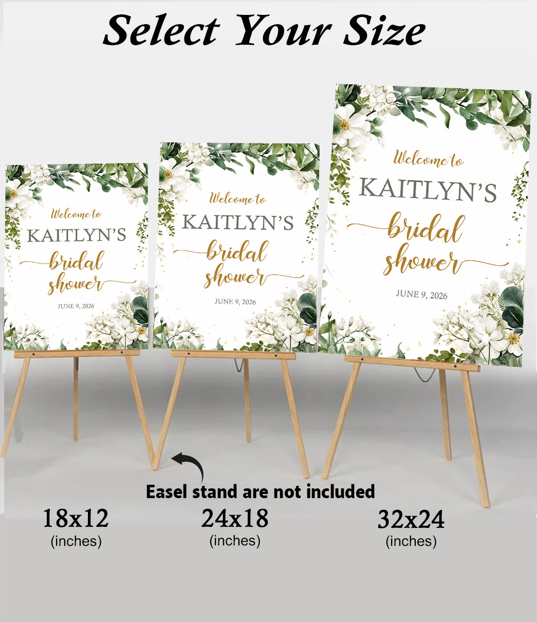 Bridal Shower Party Welcome Board