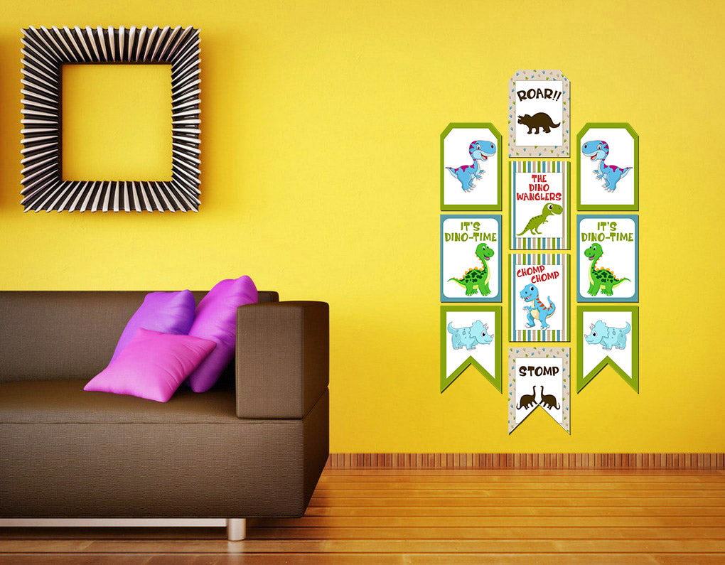 Dinosaur Theme Birthday Party Door Wall Banner