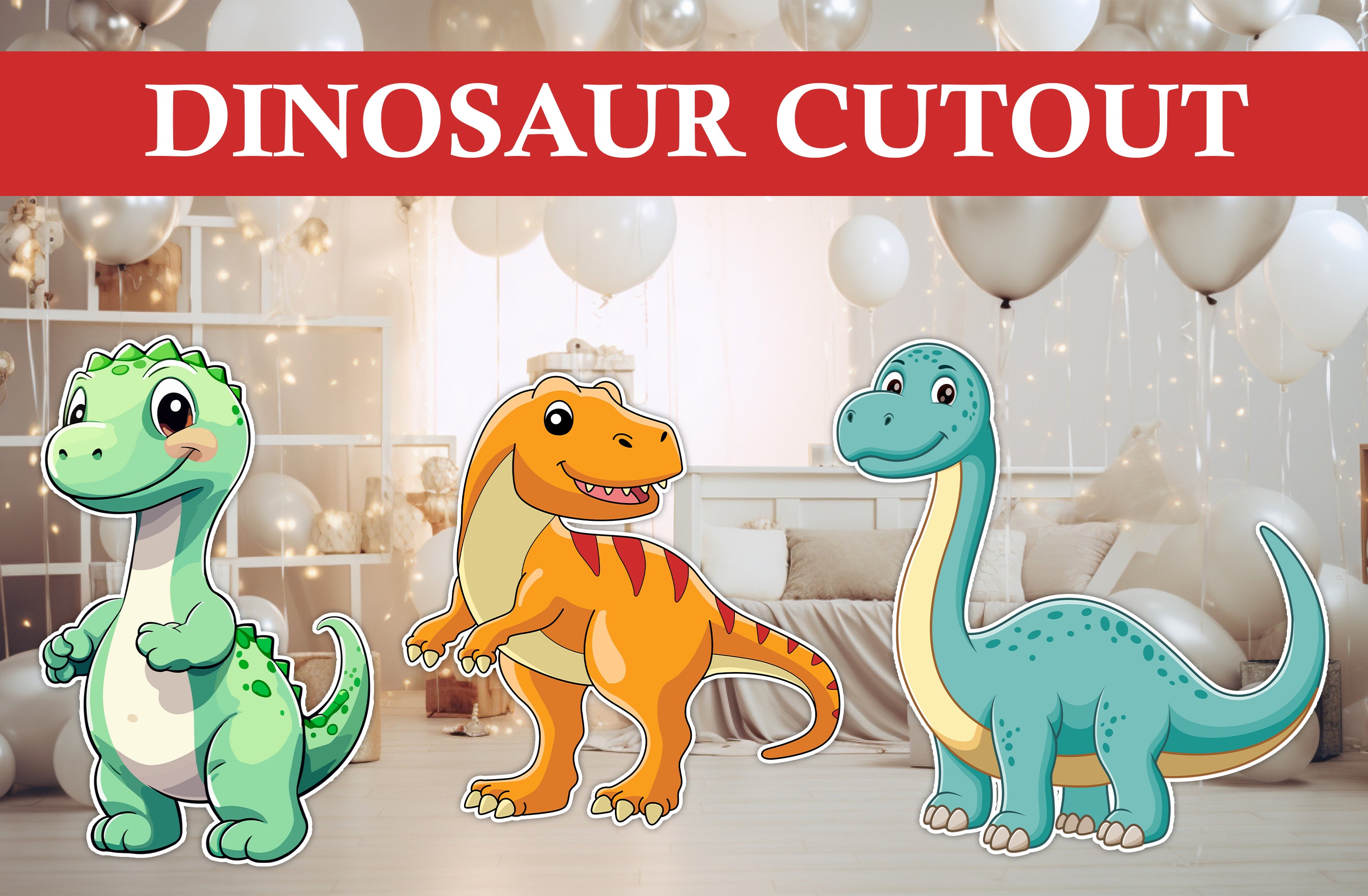 Dinosaur Theme Cutouts or Props