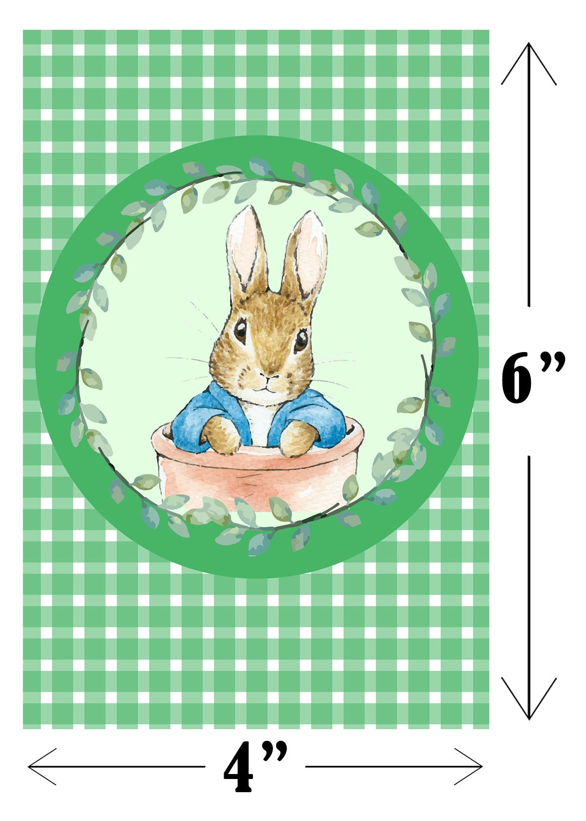 Bunny Theme Birthday Party Banner for Decoration