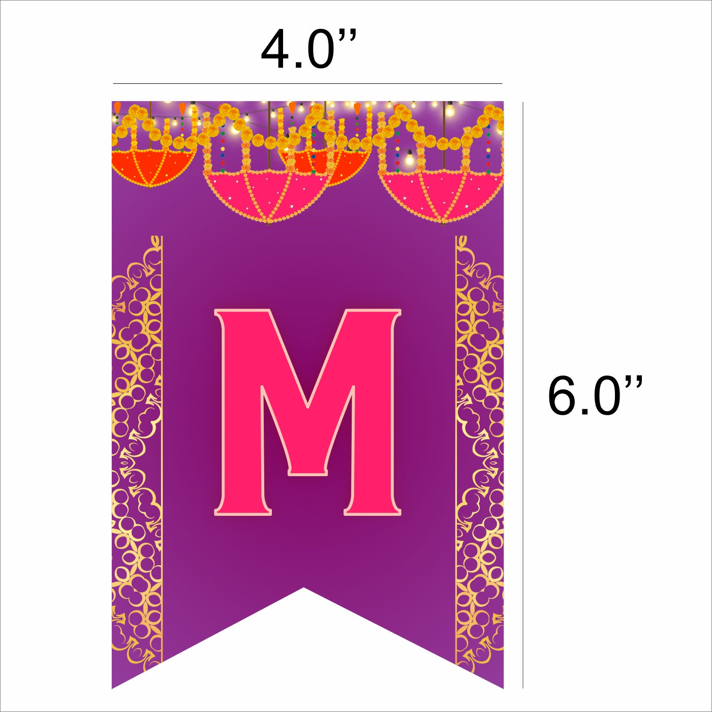 Mehndi Ceremony Party Banner for Decoration
