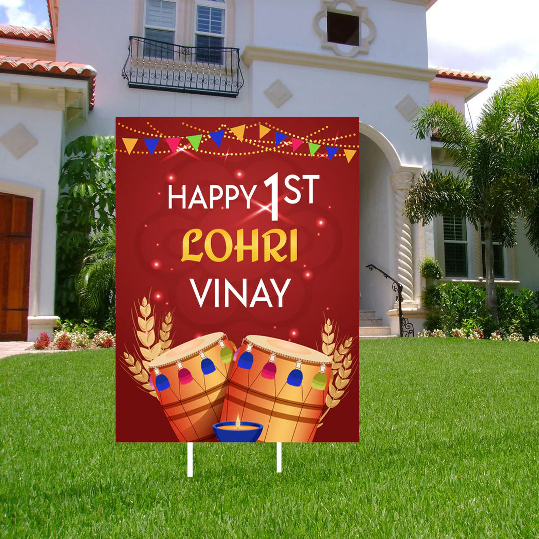 Lohri Party Personalized Welcome Board