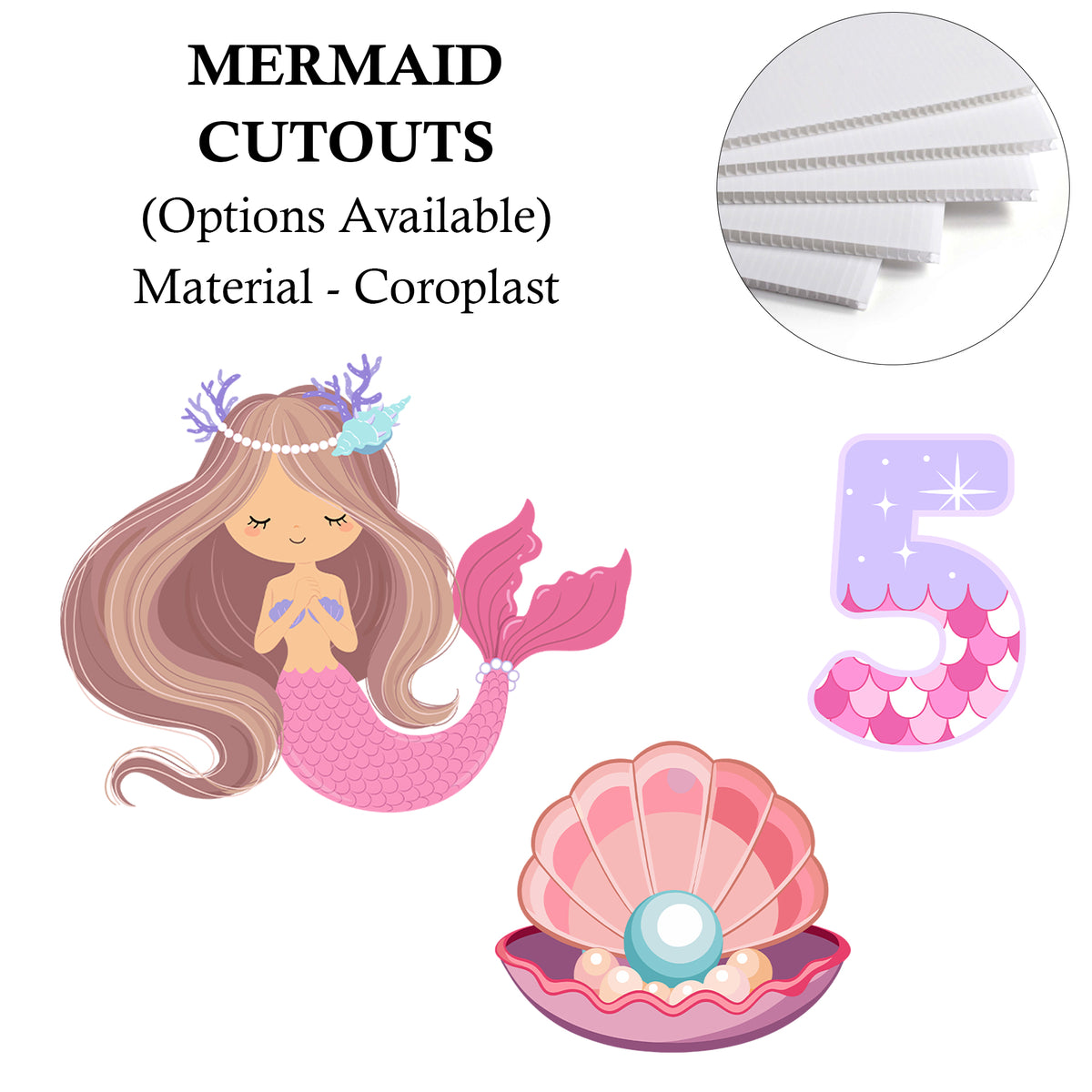 Mermaid Theme Props / Cutouts (Copy)