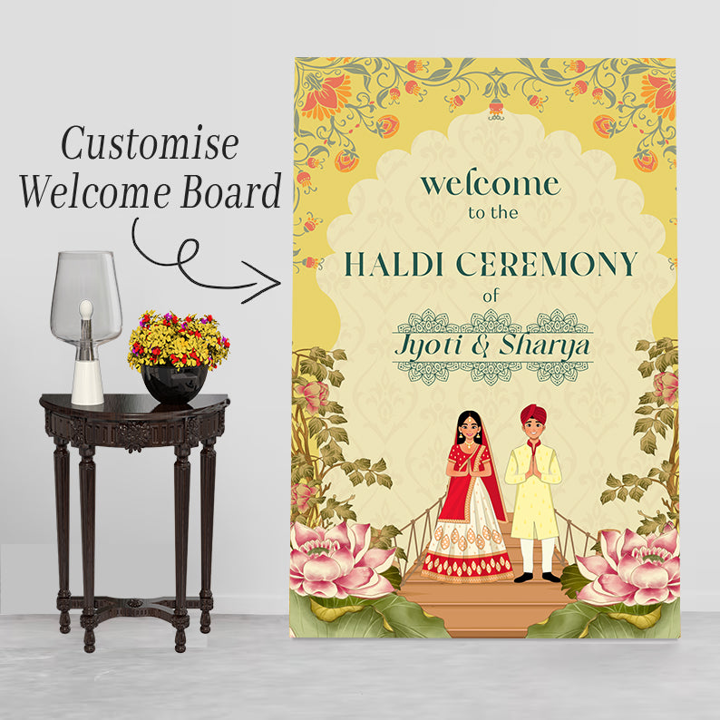 Maiyan Ceremony Welcome Board for Decoration