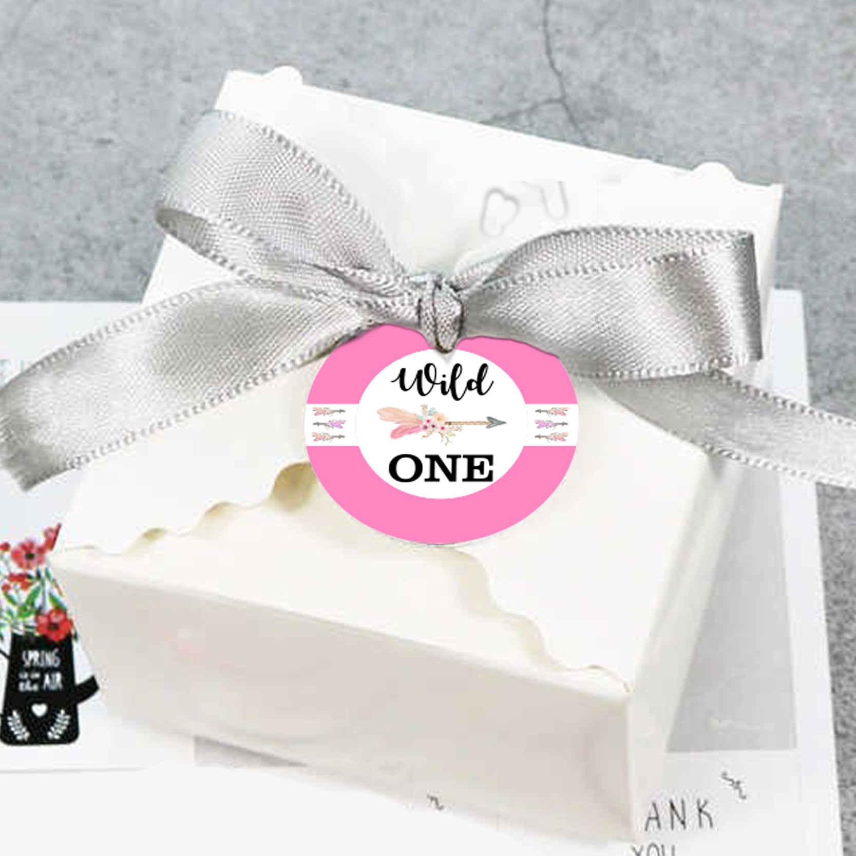 Wild One Birthday Party Thank You Tags/Return Gift tags