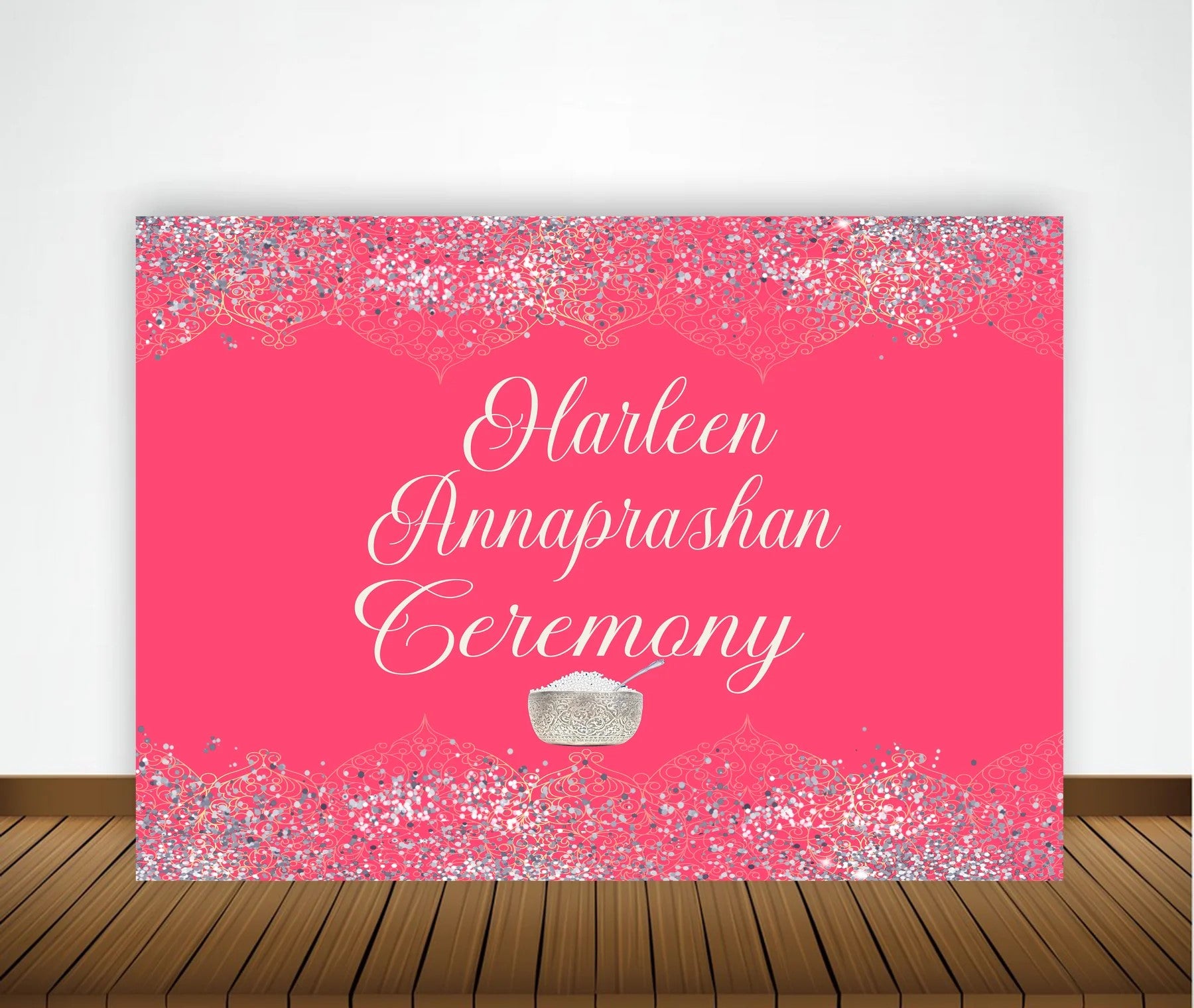 Annaprashana Ceremony Personalized Backdrop