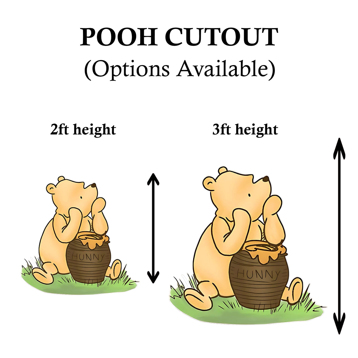 Pooh Party Cutout / Prop