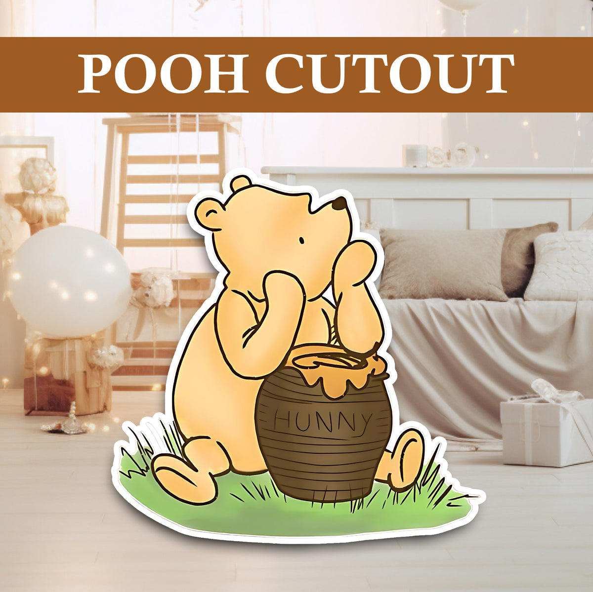 Pooh Party Cutout / Prop