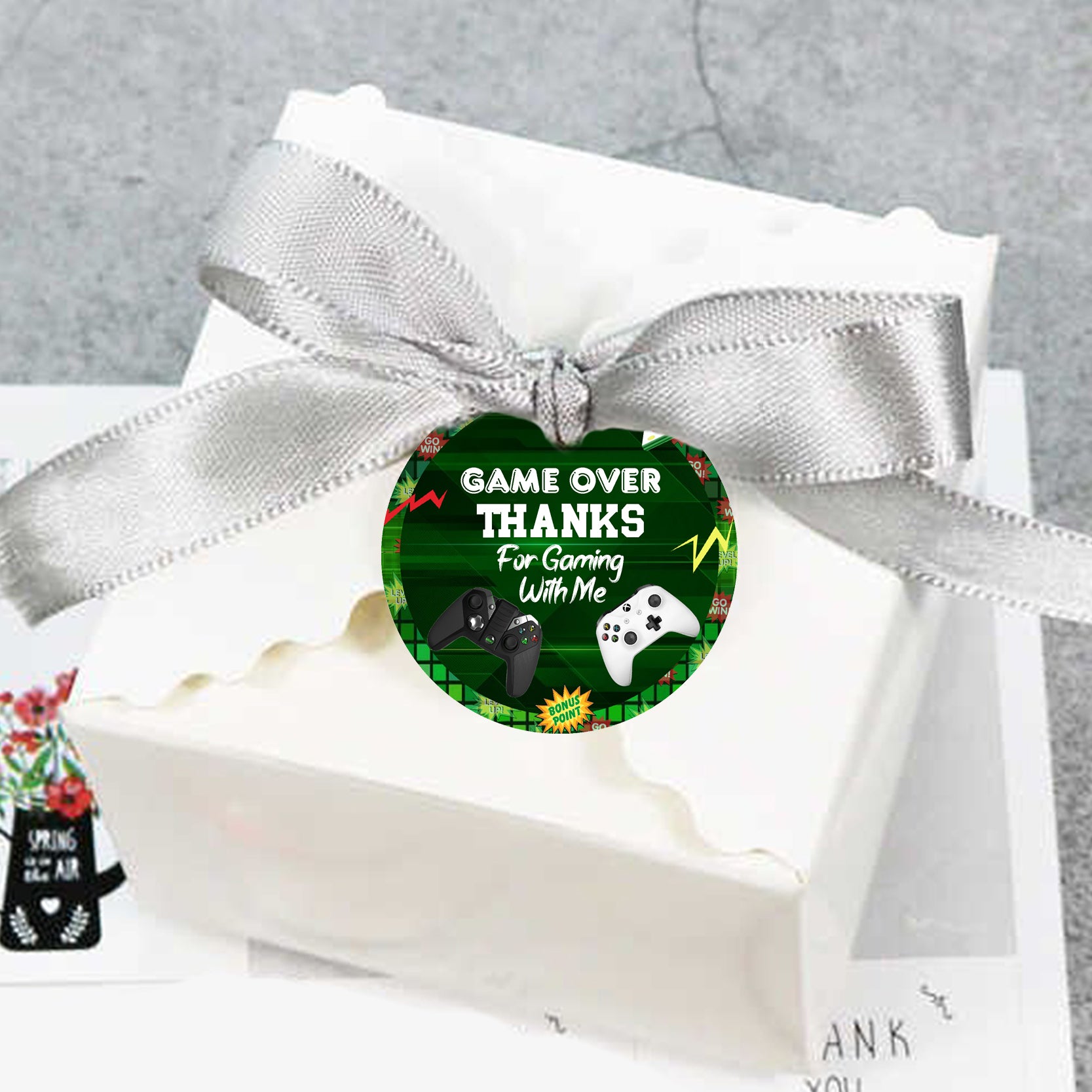 Gaming Theme Birthday Party Thank You Tags/Return Gift tags
