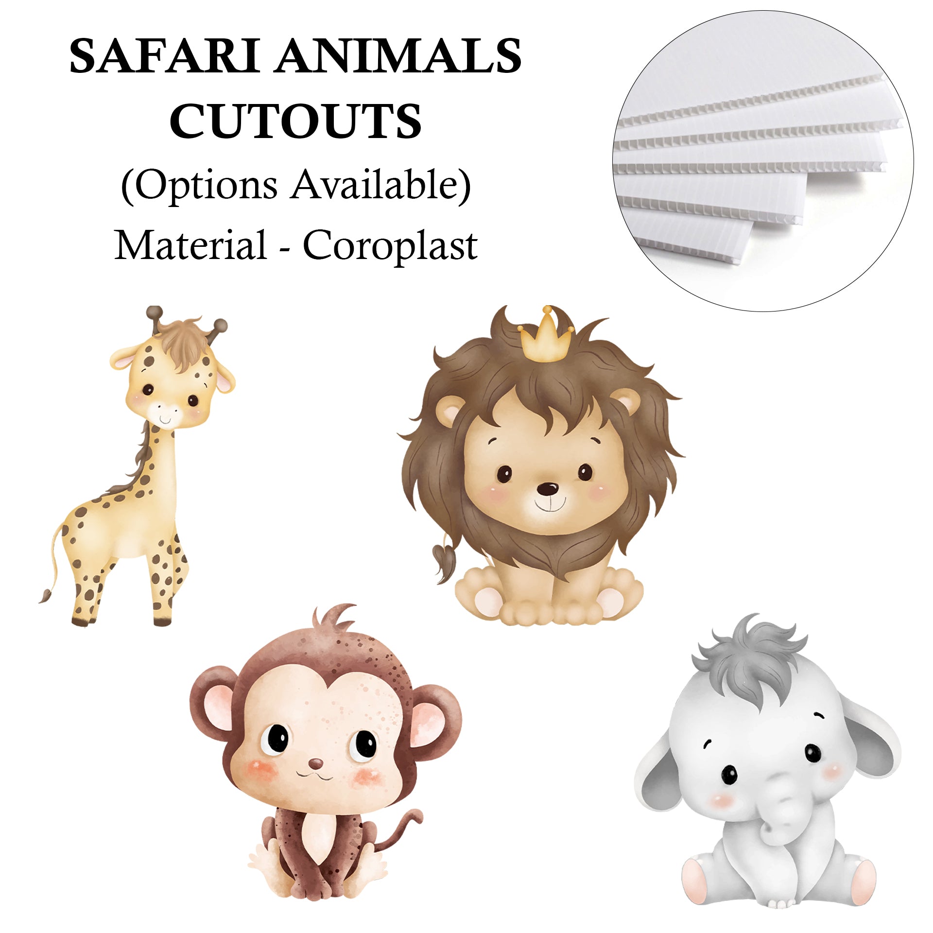 Jungle Party Cutouts / Props