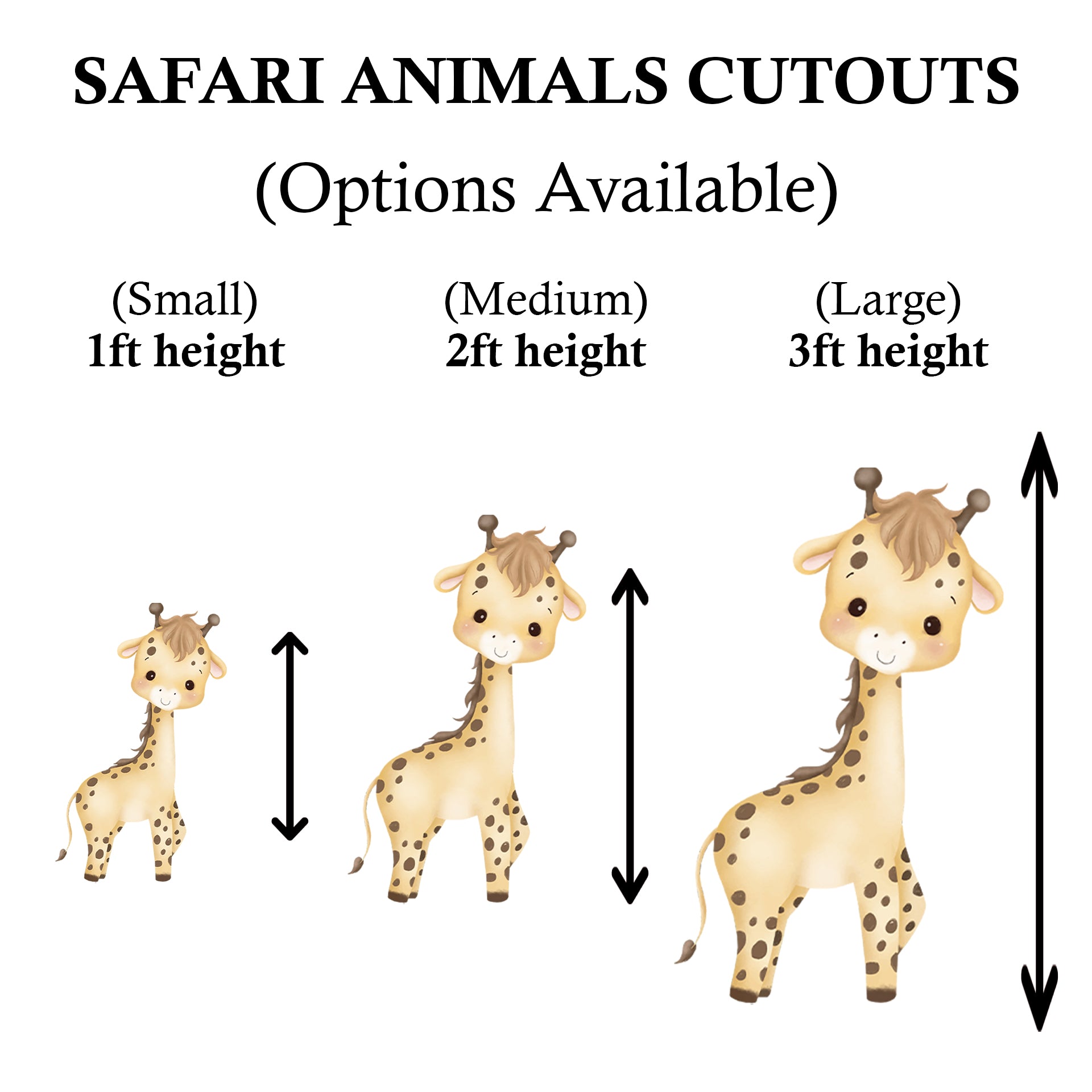 Jungle Party Cutouts / Props