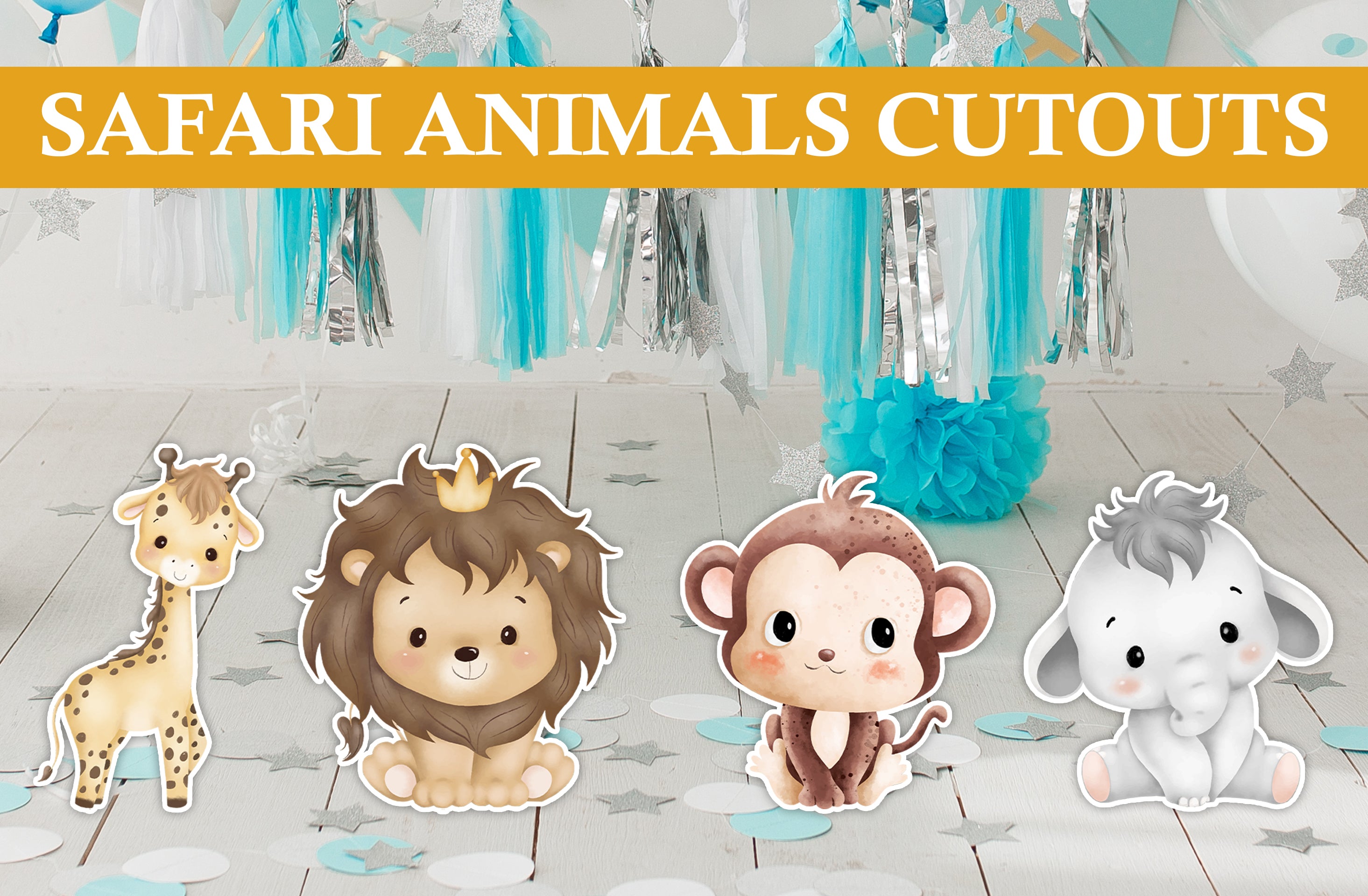 Jungle Party Cutouts / Props