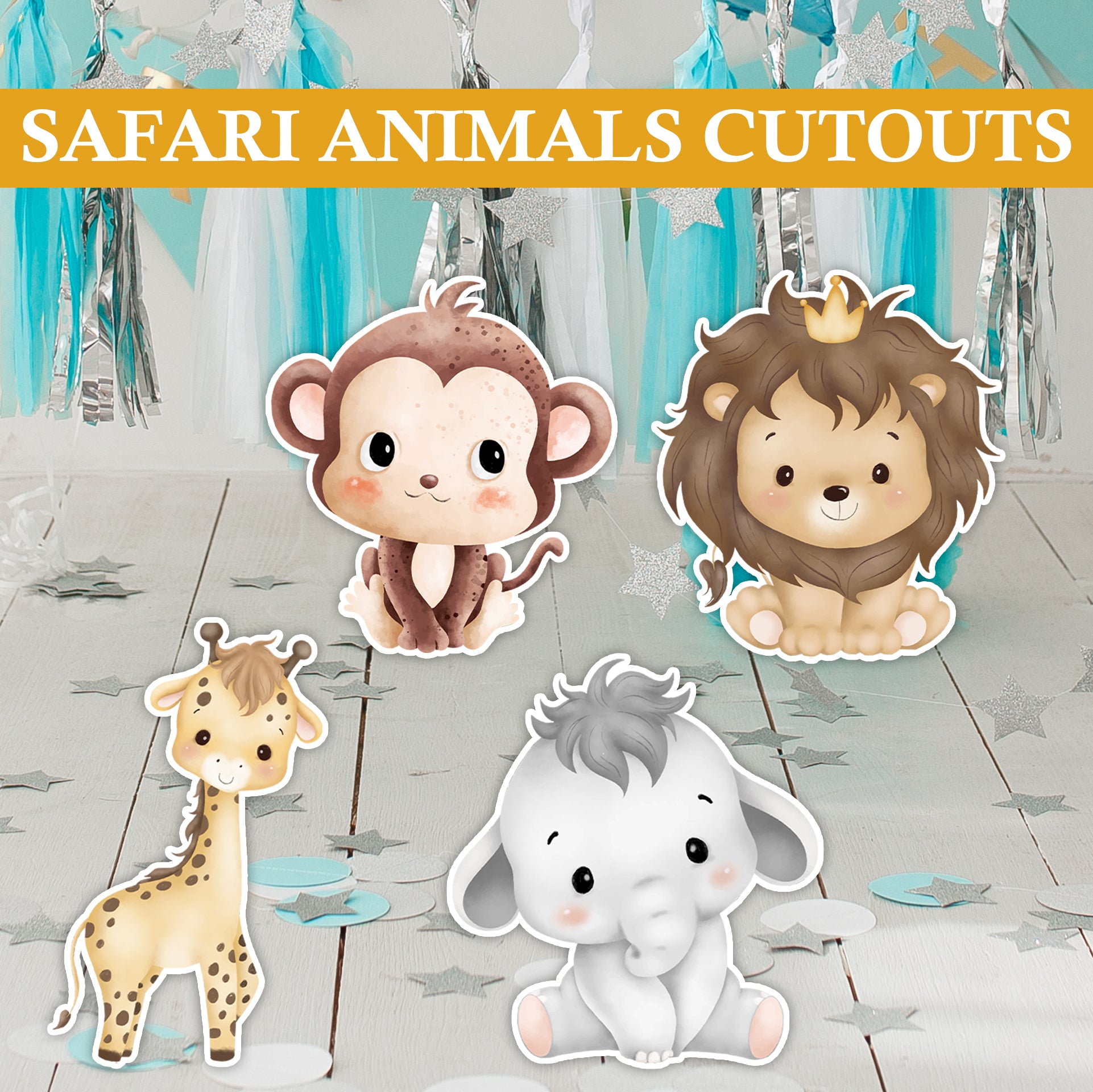 Jungle Party Cutouts / Props