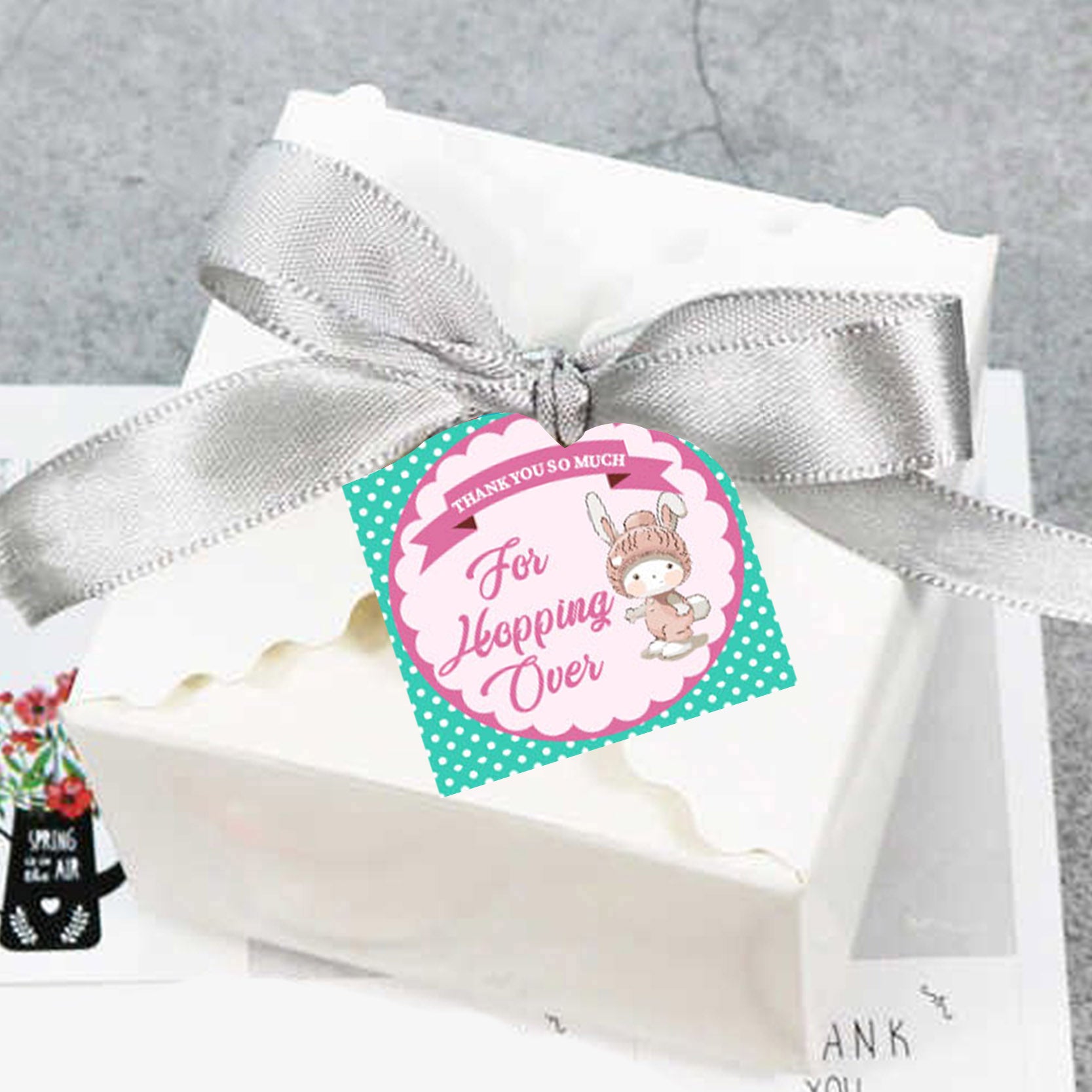 Bunny Birthday Party Thank You Tags/Return Gift tags