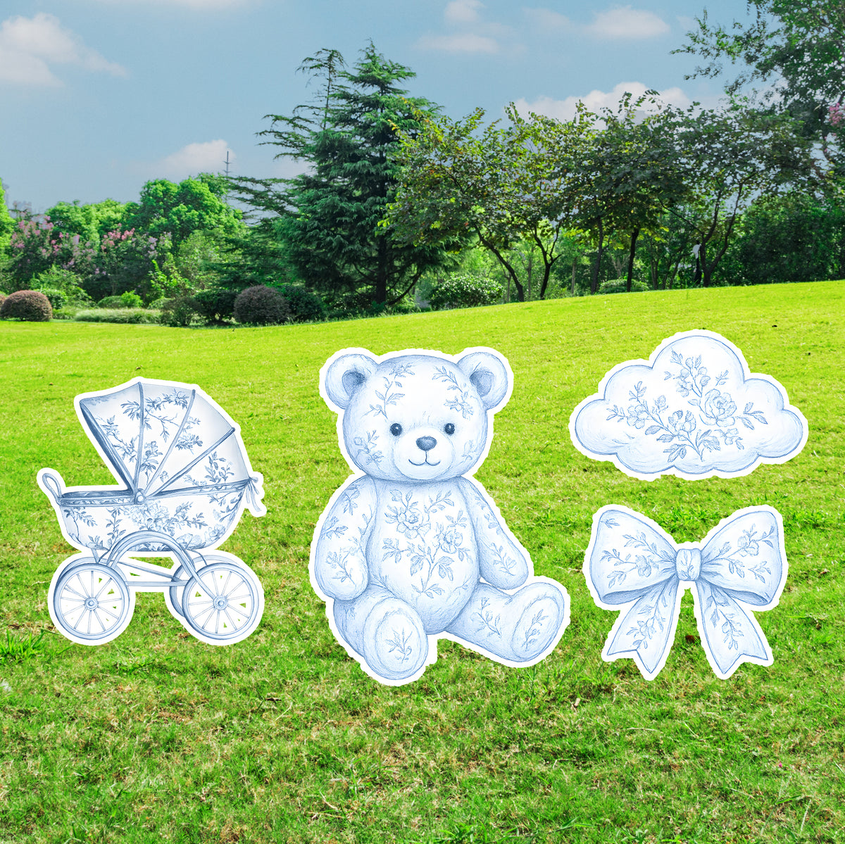 Toile Party Cutouts / Props