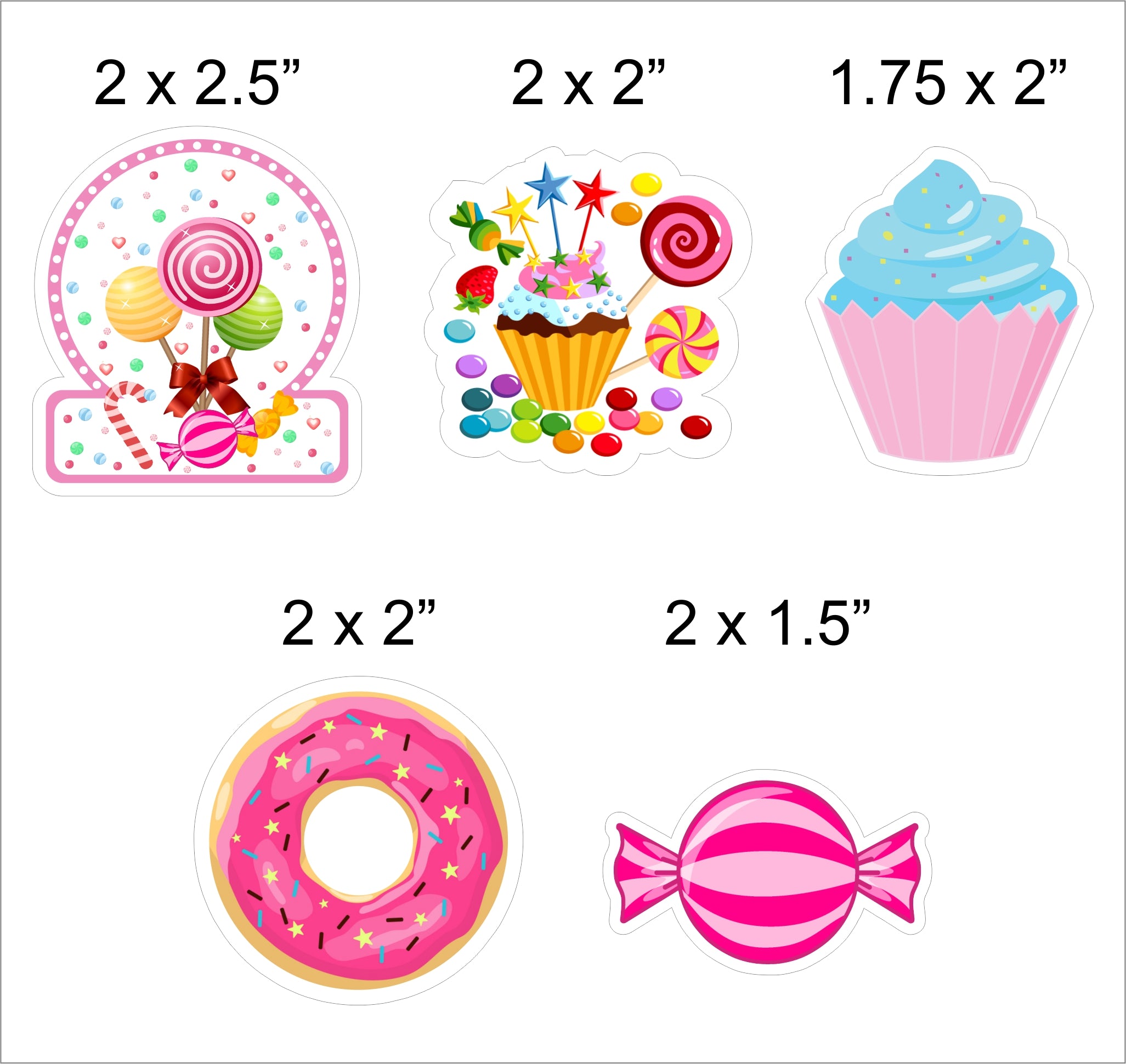 Candyland Birthday Party Paper Decorative Straws