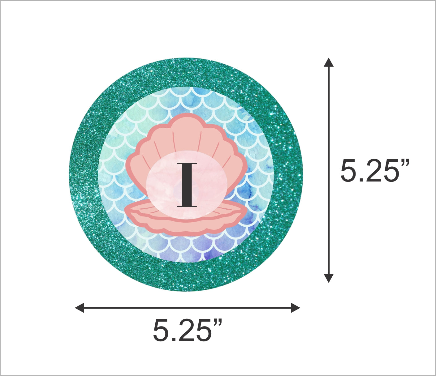 Mermaid Theme "I Am One" Birthday Banner for Decoration
