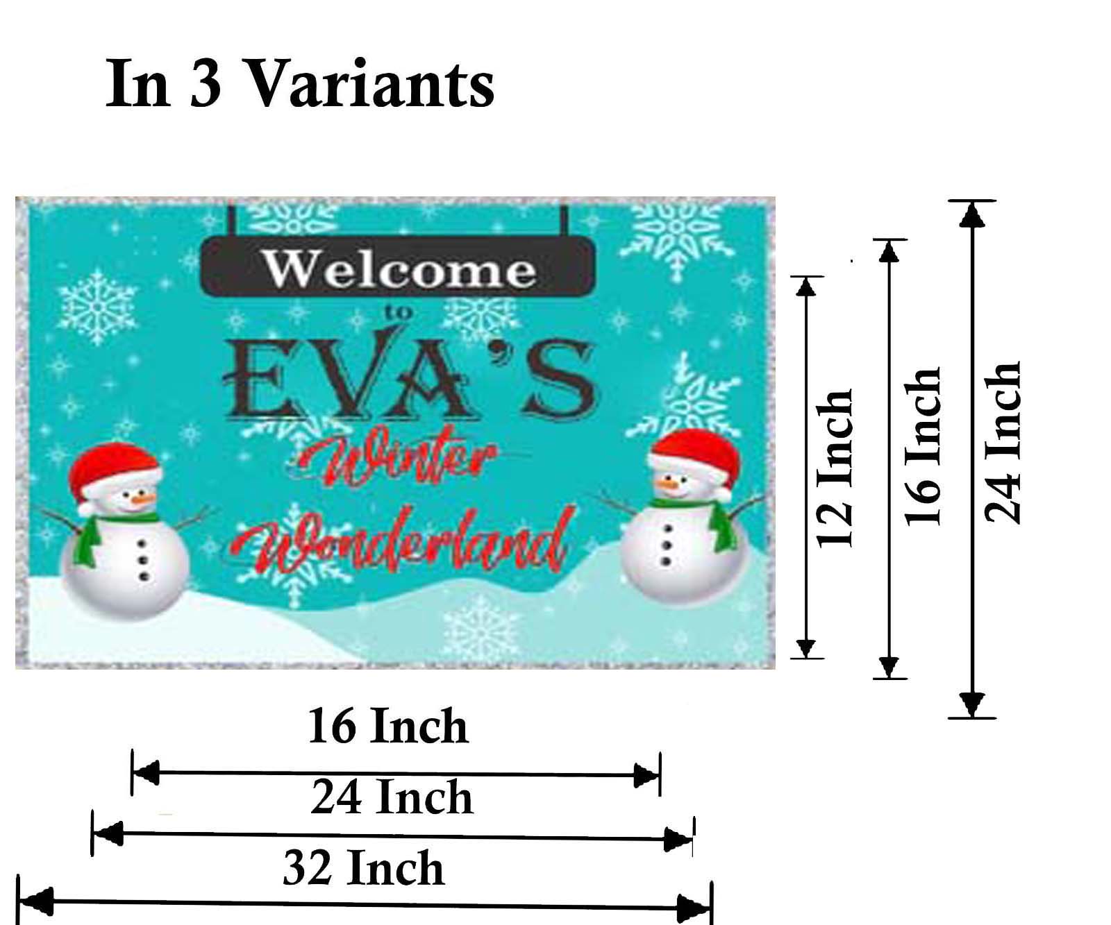Winter Wonderland Theme Birthday Party Yard Sign/Welcome Board.