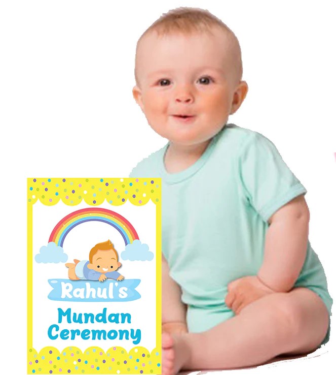 Mundan Ceremony Personalized Poster/Welcome Board