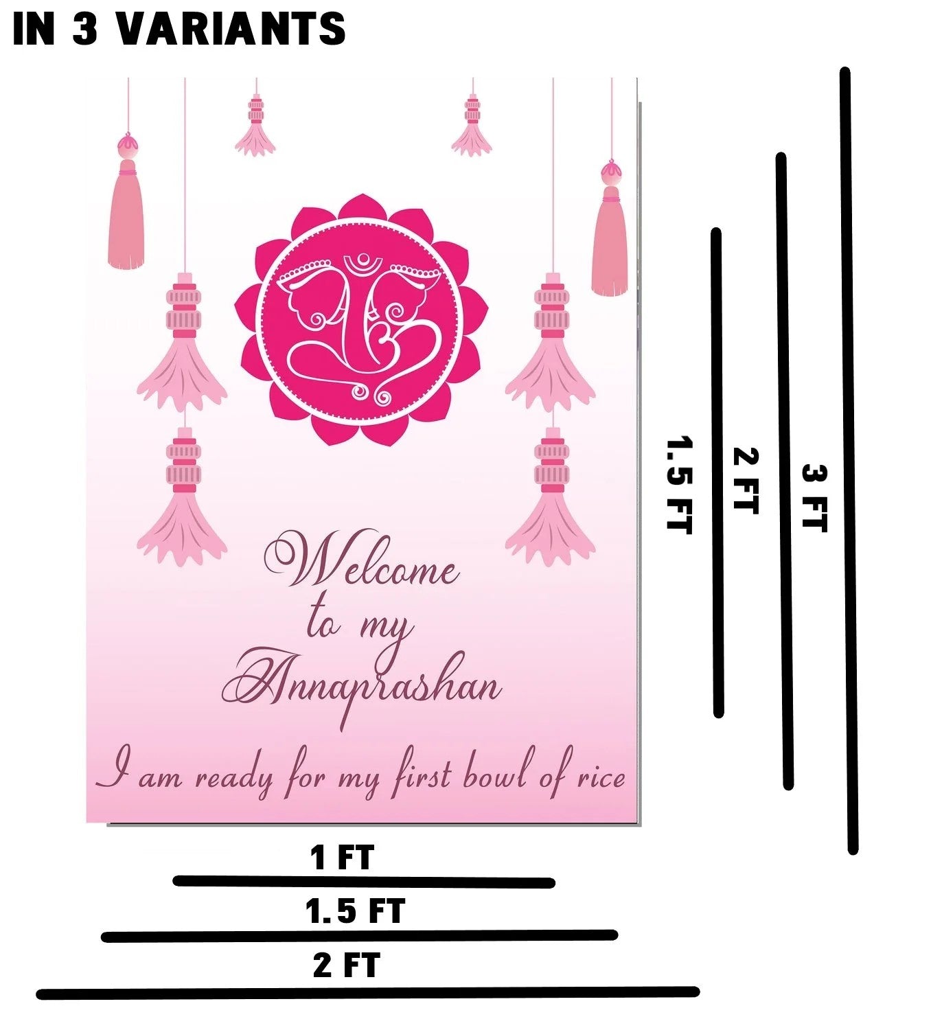 Annaprashan Ceremony Personalized Yard Sign/Welcome Board