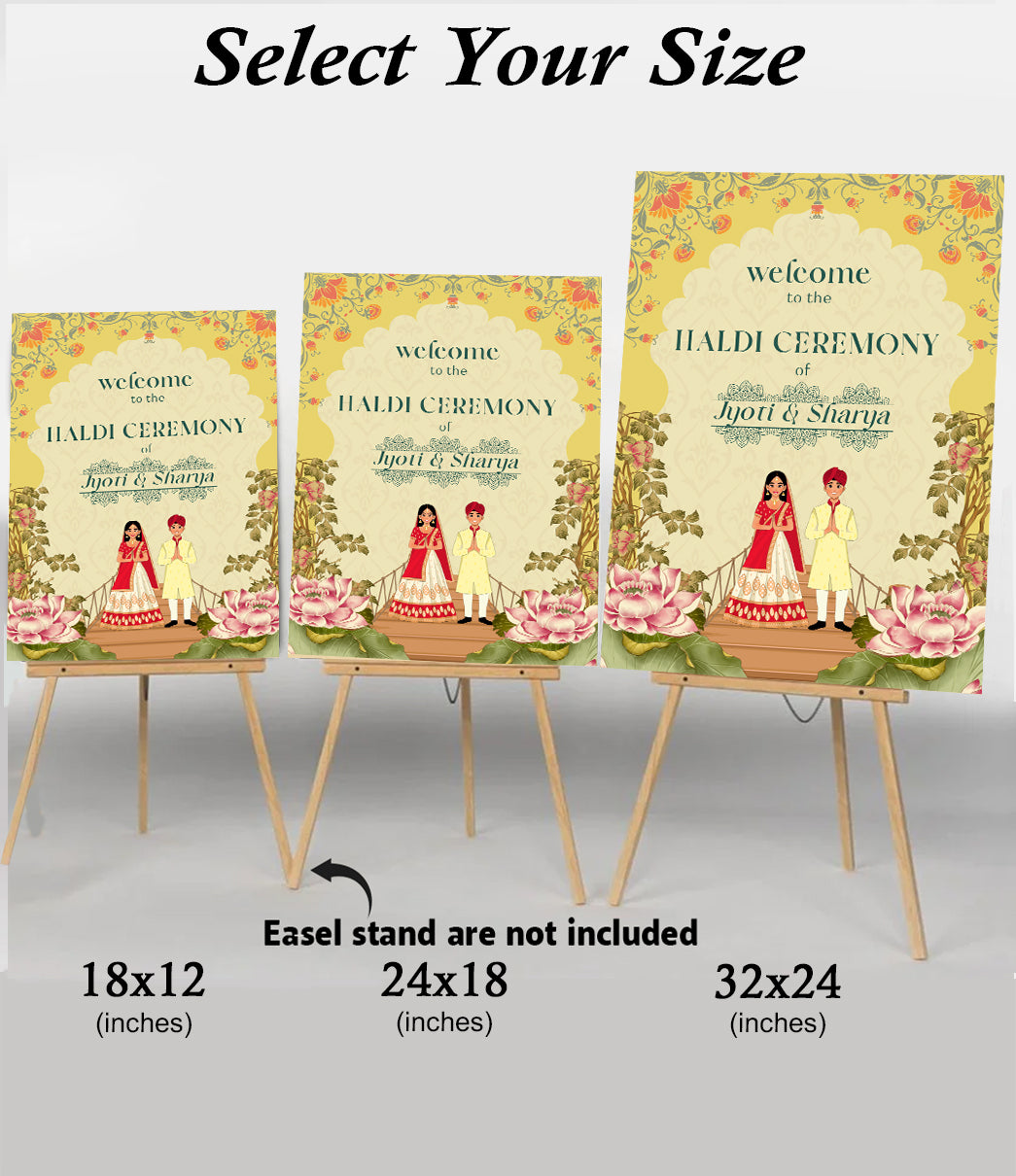 Maiyan Ceremony Welcome Board for Decoration