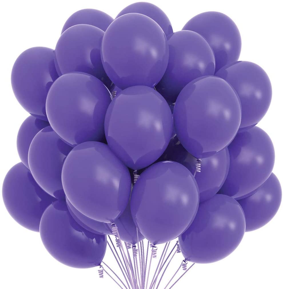Purple Metallic Party Balloons