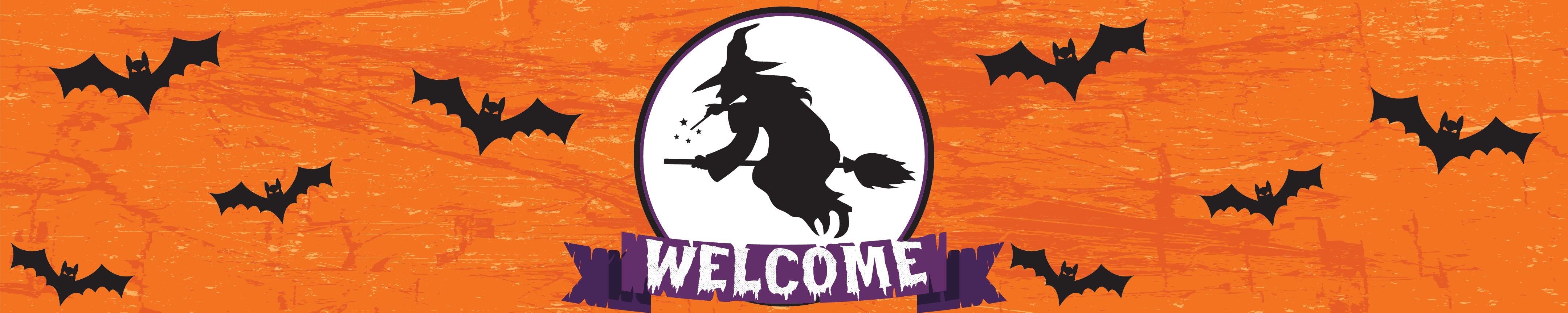 Halloween Party Long Banner for Decoration