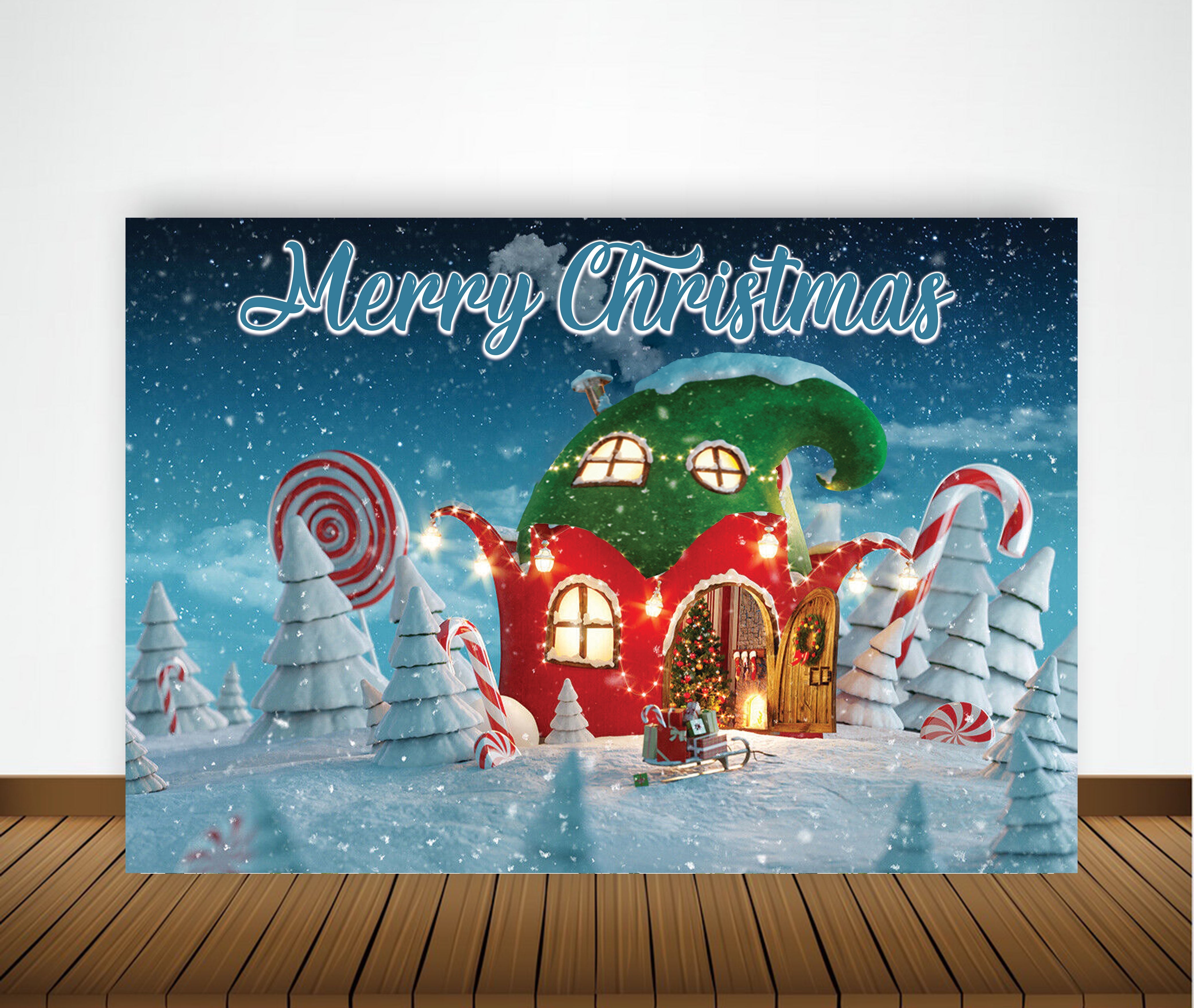 Christmas Party Backdrop for Decorations