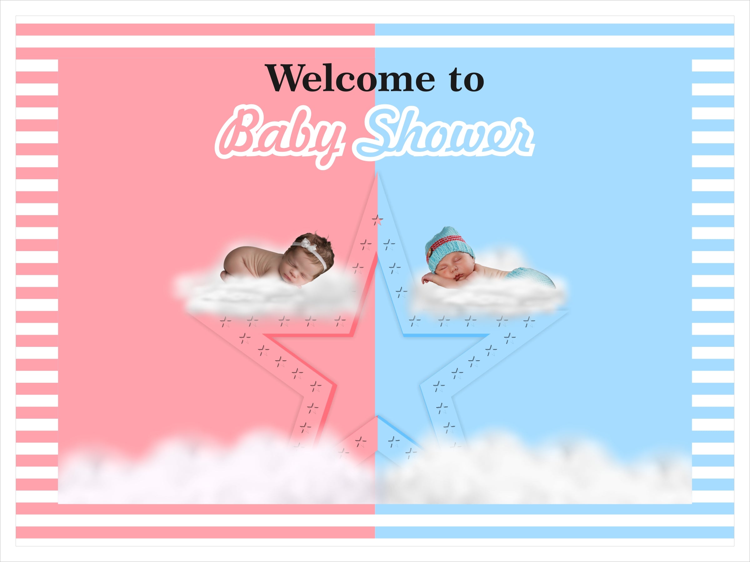 Baby Shower Party Welcome Board