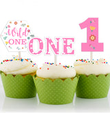 Wild One Birthday Party Cupcake Toppers for Decoration