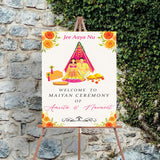 Maiyan Ceremony Welcome Board for Decoration