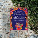 Jaggo Welcome Signage for Punjabi Wedding Decoration