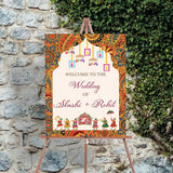 Indian Wedding Ceremony Welcome Board for Decoration