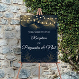 Reception Party Signage or Welcome Board for Decoration