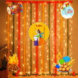 Lohri Party Cutouts for Decoration- Set of 5