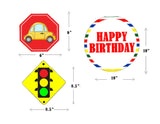 Transport Theme Birthday Party Table Toppers for Decoration