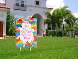 Pop It Theme Birthday Party Yard Sign/Welcome Board.